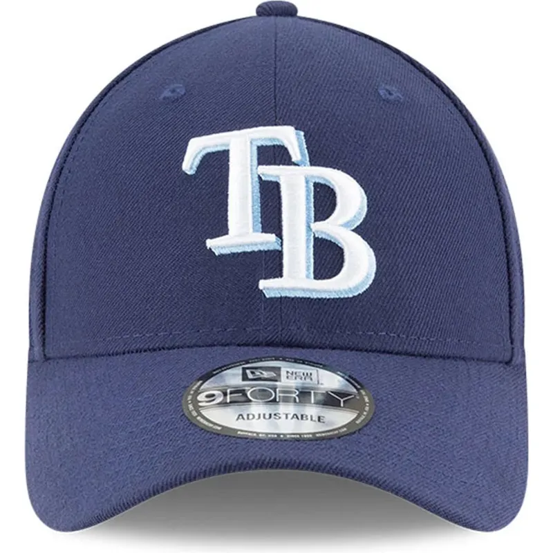 marinbla-bojd-keps-justerbar-9forty-the-league-fran-tampa-bay-rays-mlb-av-new-era