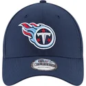 new-era-curved-brim-9forty-the-league-tennessee-titans-nfl-navy-blue-adjustable-cap