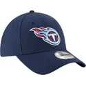 marinbla-justerbar-kurvad-keps-9forty-the-league-fran-tennessee-titans-nfl-av-new-era