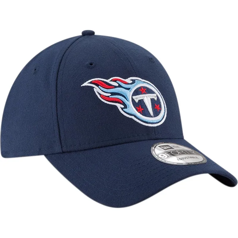 marinbla-justerbar-kurvad-keps-9forty-the-league-fran-tennessee-titans-nfl-av-new-era