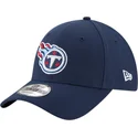 marinbla-justerbar-kurvad-keps-9forty-the-league-fran-tennessee-titans-nfl-av-new-era
