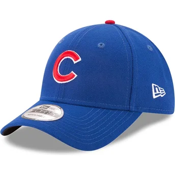 Justerbar blå böjd keps 9FORTY The League från Chicago Cubs MLB av New Era