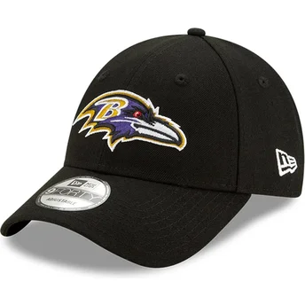 svart-justerbar-kurvad-keps-9forty-the-league-fran-baltimore-ravens-nfl-av-new-era