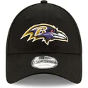 svart-justerbar-kurvad-keps-9forty-the-league-fran-baltimore-ravens-nfl-av-new-era