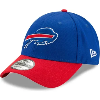 Justerbar blå och röd böjd keps 9FORTY The League från Buffalo Bills NFL av New Era