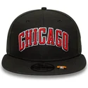 svart-platt-snapback-keps-9fifty-statement-fran-chicago-bulls-nba-av-new-era