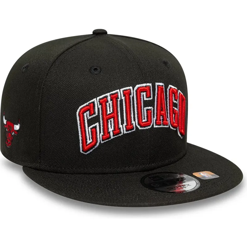 svart-platt-snapback-keps-9fifty-statement-fran-chicago-bulls-nba-av-new-era