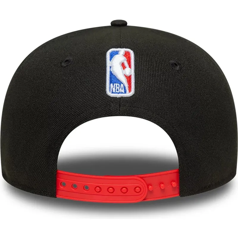 svart-platt-snapback-keps-9fifty-statement-fran-chicago-bulls-nba-av-new-era