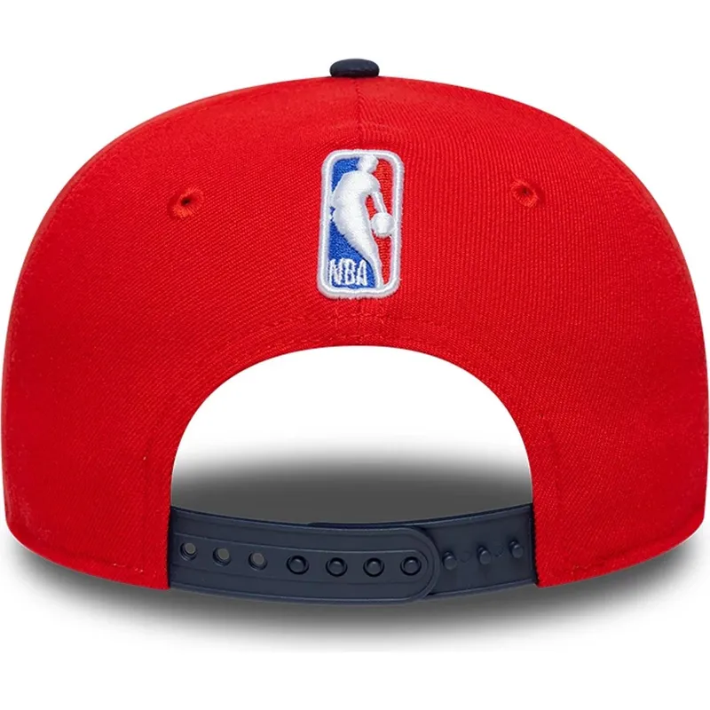 rod-och-marinbla-platt-snapback-keps-9fifty-statement-fran-los-angeles-clippers-nba-av-new-era