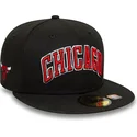 gorra-plana-negra-ajustada-59fifty-statement-de-chicago-bulls-nba-de-new-era