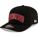 svart-bojd-keps-snapback-9seventy-statement-stretch-snap-fran-chicago-bulls-nba-av-new-era