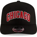 svart-bojd-keps-snapback-9seventy-statement-stretch-snap-fran-chicago-bulls-nba-av-new-era