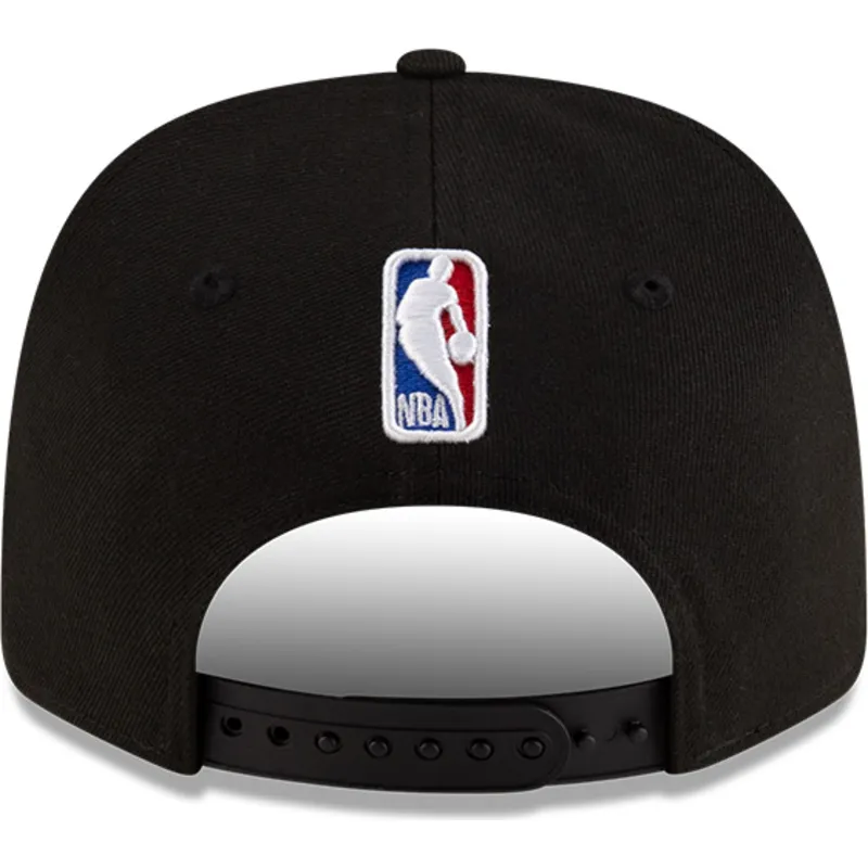 svart-bojd-keps-snapback-9seventy-statement-stretch-snap-fran-chicago-bulls-nba-av-new-era