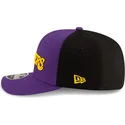 violett-och-svart-bojd-keps-snapback-9seventy-statement-stretch-snap-fran-los-angeles-lakers-nba-av-new-era