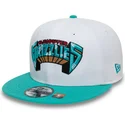 vit-och-gron-platt-snapback-keps-9fifty-classic-fran-memphis-grizzlies-nba-av-new-era