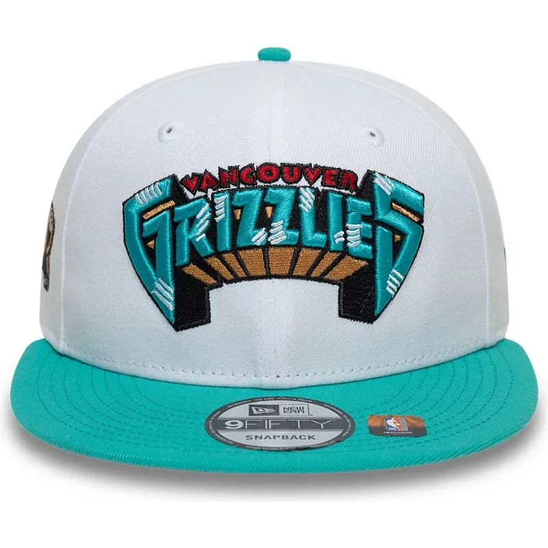 vit-och-gron-platt-snapback-keps-9fifty-classic-fran-memphis-grizzlies-nba-av-new-era