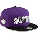 platt-keps-violett-och-svart-snapback-9fifty-classic-fran-sacramento-kings-nba-av-new-era