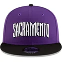 platt-keps-violett-och-svart-snapback-9fifty-classic-fran-sacramento-kings-nba-av-new-era