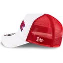 vit-och-rod-trucker-keps-a-frame-classic-fran-golden-state-warriors-nba-av-new-era