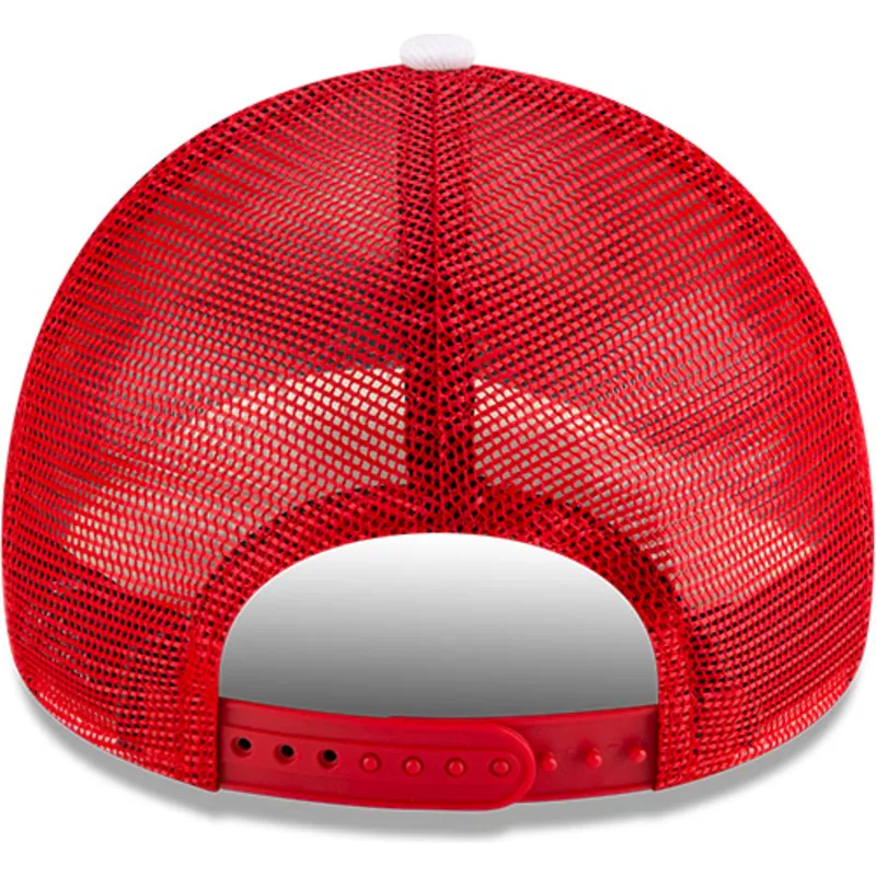 vit-och-rod-trucker-keps-a-frame-classic-fran-golden-state-warriors-nba-av-new-era