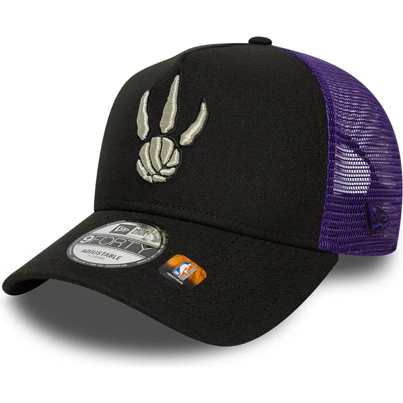 svart-och-lila-trucker-keps-a-frame-classic-fran-toronto-raptors-nba-av-new-era