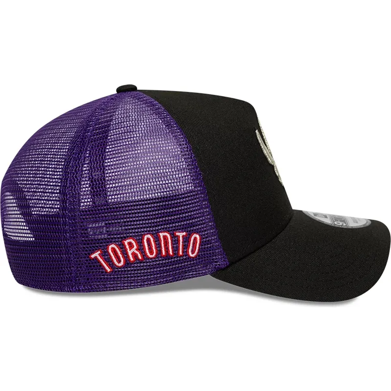 svart-och-lila-trucker-keps-a-frame-classic-fran-toronto-raptors-nba-av-new-era