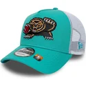 gron-och-vit-trucker-keps-a-frame-classic-fran-memphis-grizzlies-nba-av-new-era