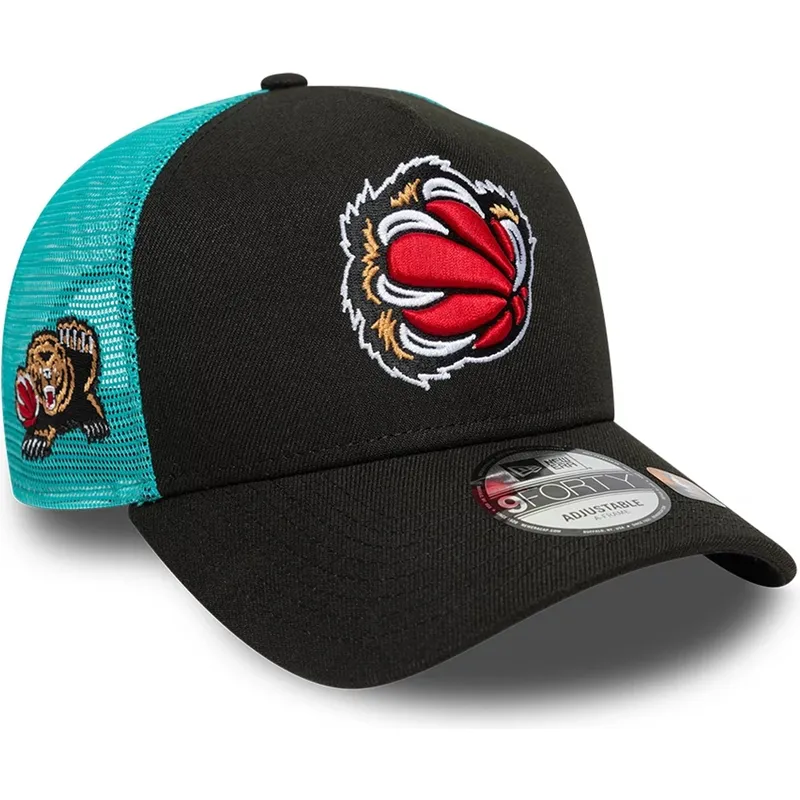 svart-och-gron-trucker-keps-a-frame-classic-fran-memphis-grizzlies-nba-av-new-era