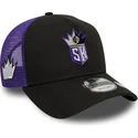 svart-och-lila-a-frame-classic-sacramento-kings-nba-truckerkeps-fran-new-era