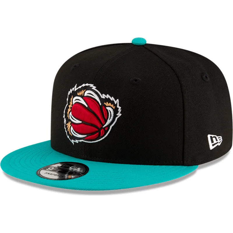 svart-och-gron-platt-snapback-keps-9fifty-classic-fran-memphis-grizzlies-nba-av-new-era
