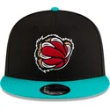svart-och-gron-platt-snapback-keps-9fifty-classic-fran-memphis-grizzlies-nba-av-new-era