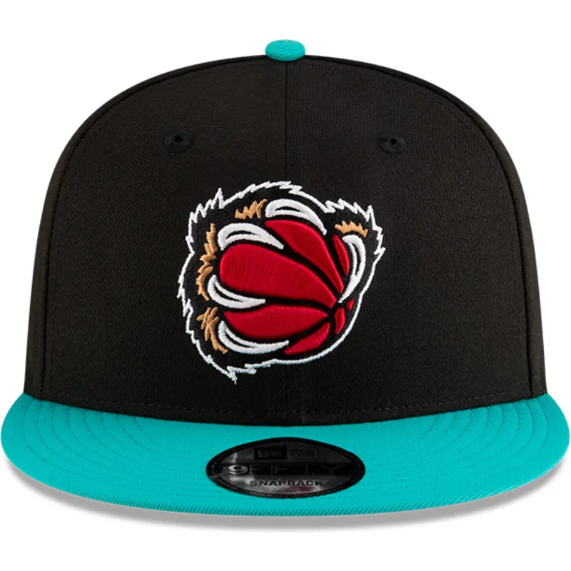 svart-och-gron-platt-snapback-keps-9fifty-classic-fran-memphis-grizzlies-nba-av-new-era