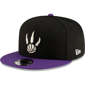 Svart och lila platt keps snapback 9FIFTY Classic från Toronto Raptors NBA av New Era