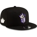 svart-platt-snapback-keps-9fifty-classic-fran-sacramento-kings-nba-av-new-era