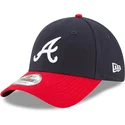 bojd-keps-marinbla-och-rod-justerbar-9forty-the-league-fran-atlanta-braves-mlb-av-new-era