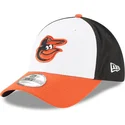 vit-svart-och-orange-bojd-justerbar-keps-9forty-the-league-fran-baltimore-orioles-mlb-av-new-era