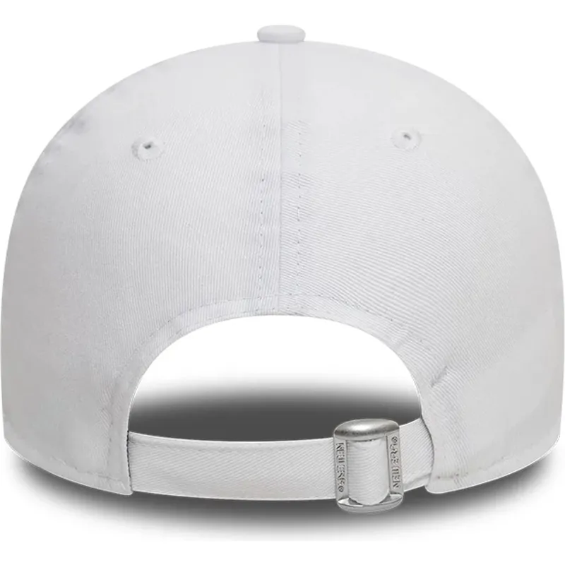 vit-justerbar-kurvad-keps-med-vit-logotyp-9twenty-league-essential-fran-new-york-yankees-mlb-av-new-era