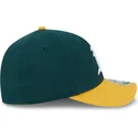 gron-och-gul-bojd-skarm-snapback-9forty-m-crown-player-replica-keps-av-oakland-athletics-mlb-fran-new-era