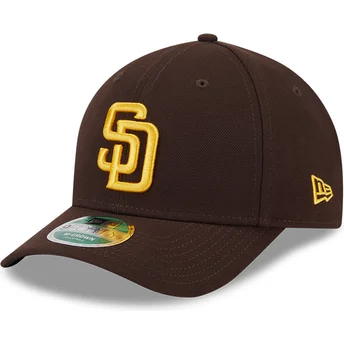 Brun snapback 9FORTY M-Crown Player Replica från San Diego Padres MLB av New Era med böjd skärm