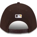 brun-bojd-snapback-keps-9forty-m-crown-player-replica-av-san-diego-padres-mlb-fran-new-era