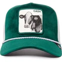 truckerkeps-gron-och-vit-ko-cash-emerald-cow-the-farm-jewel-tones-fran-goorin-bros