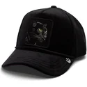 svart-bojd-snapback-keps-panter-panther-royalty-the-farm-av-goorin-bros