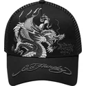 svart-truckerkeps-mono-giant-dragon-av-ed-hardy