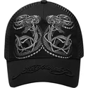 ed-hardy-duo-black-snake-svart-truckerkeps