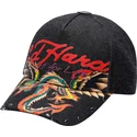 gorra-curva-negra-ajustable-art-for-life-acid-wash-de-ed-hardy