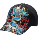 ed-hardy-justerbar-svart-bojd-keps-blue-dragon