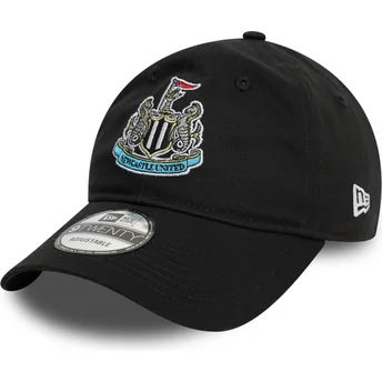 Justerbar svart böjd keps 9TWENTY Core från Newcastle United Football Club Premier League av New Era