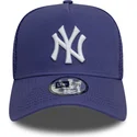 new-york-yankees-mlb-new-era-9forty-a-frame-league-essential-lila-truckerkeps