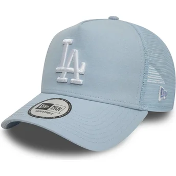 Ljusblå 9FORTY A Frame League Essential Trucker-keps från Los Angeles Dodgers MLB av New Era