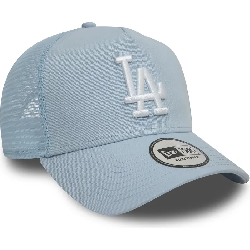 ljusbla-trucker-keps-9forty-a-frame-league-essential-fran-los-angeles-dodgers-mlb-av-new-era